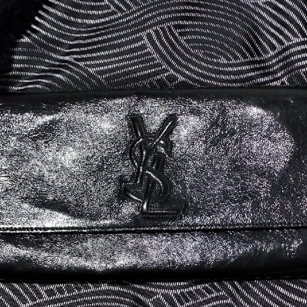 Yves Saint Laurent Black Clutch